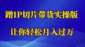 蹭这个IP切片带货实操版，让你轻松月入过万（教程+素材）_乐帮资源库