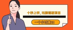 十秒钟上手,一个小时60元暴利无脑调研项目【揭秘】_乐帮资源库