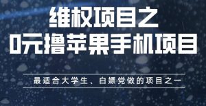 维权项目之0元撸苹果手机项目，最适合大学生、白嫖党做的项目之一【揭秘】_乐帮资源库