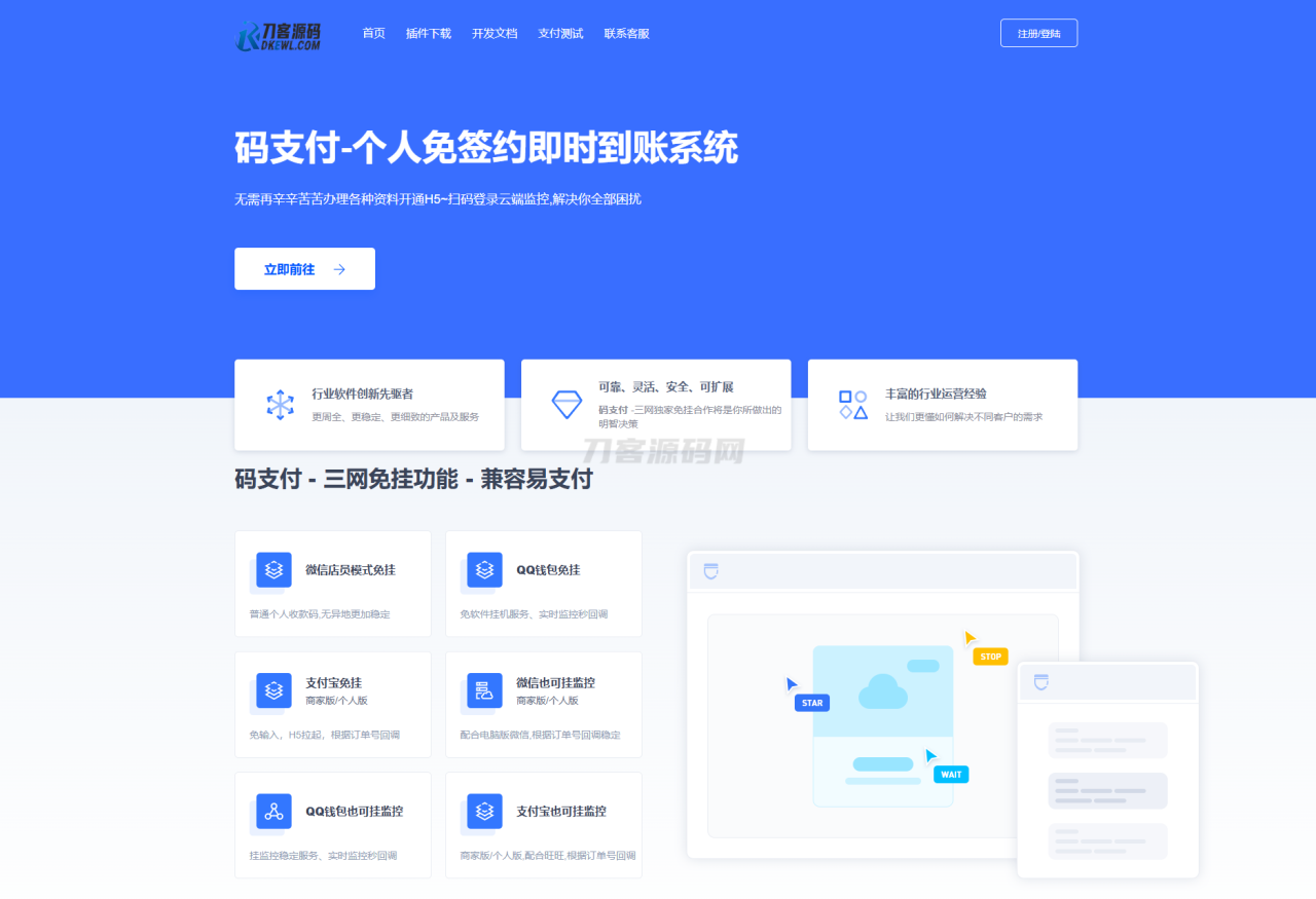 -12-22最新码支付个人免签支付系统源码 三网免挂版本 兼容易支付_乐帮资源库